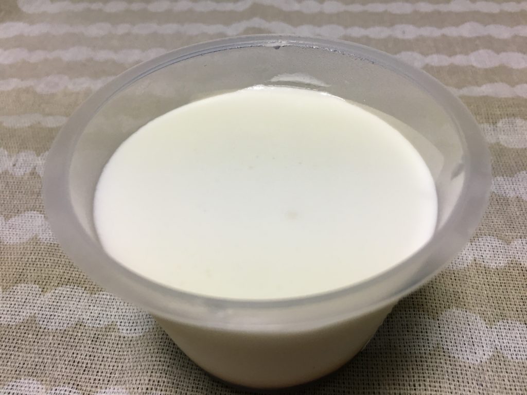 ミルクプリンの表面